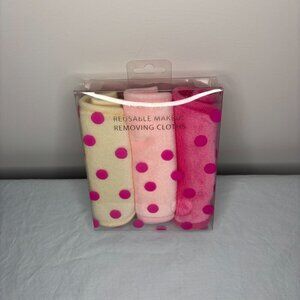 POSH & POP Reusuable Makeup Removing Cloths NEW Pink White